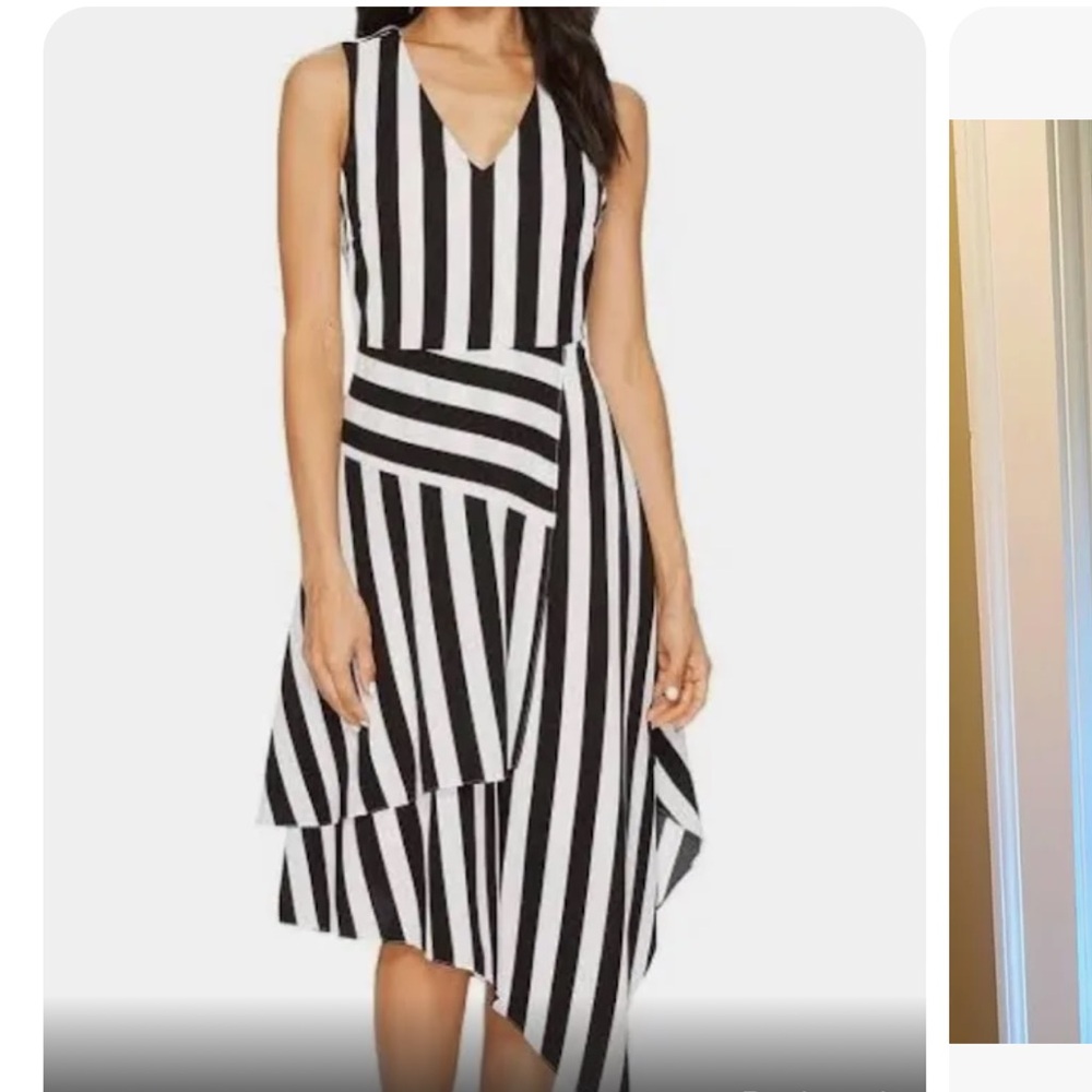 Black and White Vince Camuto Dress